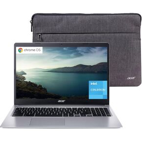 acer 2024 Newest Chromebook 315 Business Laptop, 15.6" Display, Intel Celeron N4020 Processor, 4GB RAM, 64GB eMMC, Intel UHD Graphics 600, USB-A&C, Long Battery Life, Chrome OS