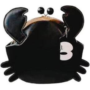 Personalized cartoon style ladies shoulder bag, crab-shaped messenger bag, animal style ladies handbag