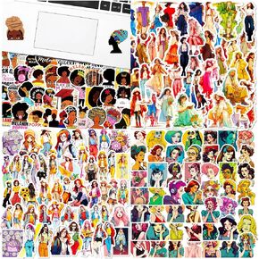 200Pcs People Stickers, Women Girls Stickers for Water Bottles, Vinyl Waterproof Stickers for Scrapbook, Junk Journal, Laptop, Phones, Decorative for Adults