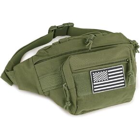 Tactical Waist Pack for Men, Concealed Carry Fanny Bag for Hunting, Trekking, Fishing, EDC, and Outdoor Gear (Desert Tan)