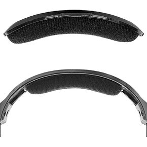 Geekria Velour Headband Pad, Compatible with Astro A40 TR, Headphones Replacement Band, Headset Head Top Cushion Cover Repair Part (Black)