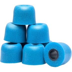 Klowcok Memory Foam Earbud Tips Replacement for Earphones and Ear Buds. Ear Tips Size 4.9 mm for in-Ear Headphones with 5-6 mm Tips. 3 Pairs with S/M/L, Blue