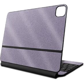 Glossy Glitter Skin Compatible with Apple Magic Keyboard for iPad Pro 13‑inch (M4) 2024 - Solid Lavender - Premium 3M Vinyl Protective Decal Cover - Easy to Apply | Crafted in The USA by MightySkins