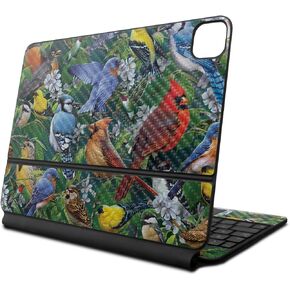 Carbon Fiber Skin Compatible With Apple Magic Keyboard for iPad Pro 13‑inch (M4) 2024 - Backyard Gathering - Premium 3M Vinyl Protective Decal Cover - Easy To Apply | Crafted in the USA by MightySkins