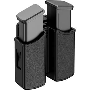 Mag Pouch, Glock Magazine Holder Fits 9mm /.40 Double Stack Mag, Adjustable Magazine Belt Holster for Glock Sig sauer S&W Beretta Browning Taurus H&K Springfield Ruger Gun Mag, OWB Ambidextrous Carry