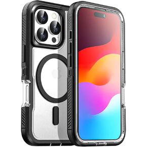AICase iPhone 16 Pro Max Case[Compatible with Magsafe],Magnetic Heavy Duty Drop Protection Full Body Rugged Shockproof/Dust Proof Military Protective Tough Durable for iPhone 16 Pro Max 6.9"_2