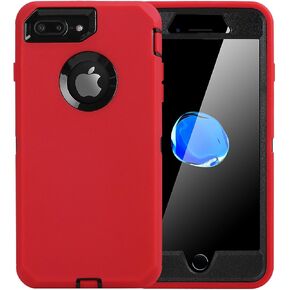 AICase iPhone 8 Plus/7 Plus Case, [Heavy Duty] [Full Body] Tough 3 in 1 Rugged Shockproof Water-Resistance Cover for Apple iPhone 8 Plus/7 Plus (Green/Black)