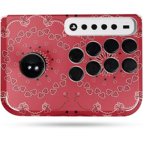 Gaming Skin Compatible with Hori Fighting Stick Mini (PS5, PS4, PC) - Bandana - Premium 3M Vinyl Protective Wrap Decal Cover - Easy to Apply | Crafted in The USA by MightySkins