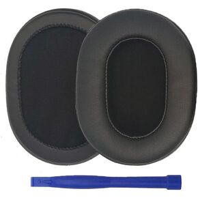 WH-L600 Ear Pads, BUTIAO Replacement Protein Leather Earpads Ear Cushions Repair Parts for Sony WH-L600 Headphones - Black