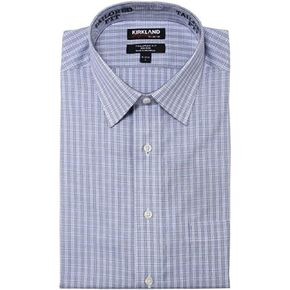Kirkland Signature Men's Traditional Fit Non-Iron Dress Shirt