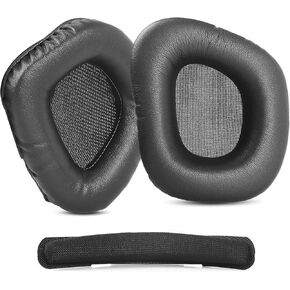 Replacement Earpads Cushion Compatible with Corsair Void Pro & Corsair Void Wired & Wireless Gaming HeadsetsEarpads and Headband Replacement
