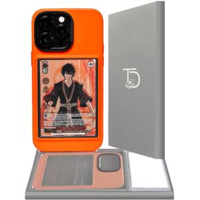 TopDeck Card/Photo Display Phone Case for iPhone 15 Pro Max | Clear TCG/Photo Display Top Loaders & Sleeves | Compatible Pokemon Cards, Sports, One Piece, Magic & More