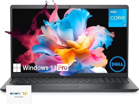 Dell 15.6'' Vostro 3520 Business Laptop, 12th Gen Intel Core i3 Processor, 16GB RAM, 1TB SSD, FHD IPS Display, Windows 11 Pro, RJ-45, SD Card Reader, Webcam, HDMI, Wi-Fi, w/WOWPC Bundle in Saudi Arabia