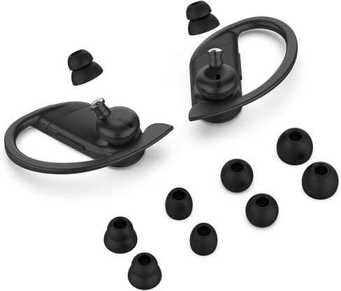 ملحقات رؤوس الأذن السيليكون من MOTONG لهاتف Huawei FreeBuds 4i، غطاء حماية من السيليكون لسماعات الأذن لهاتف Huawei FreeBuds 4i/FreeLace Pro (سيليكون أسود) in Kuwait