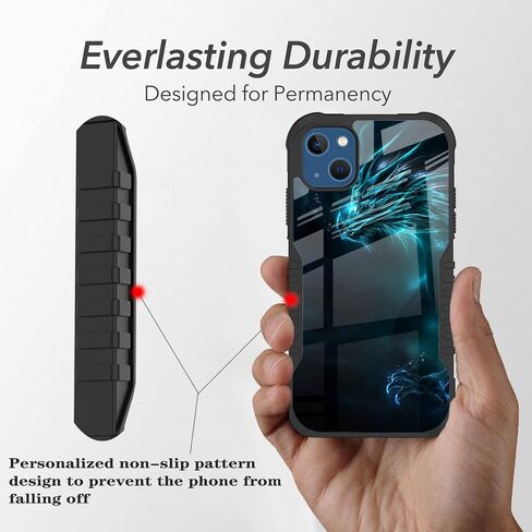 Compatible with iPhone 15 Case for Men Women, Baseball Legend Design Heavy Duty Anti Slip Shockproof Hard PC Backplane Soft TPU Prevention Protective Case for iPhone 15 in Saudi Arabia
