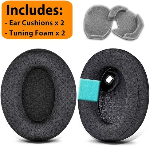 WH-1000XM4 Earpads Compatible with WH-1000XM4 1000XM4 Headphones with Tuning Pad I Breathable Replacement Ear Cushion (Breathable Mesh) in Kuwait