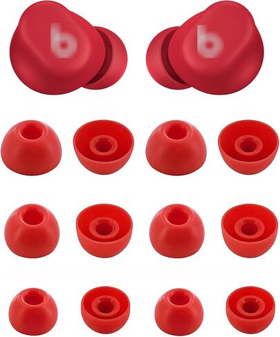 BLUEWALL Ear Tips eartips Compatible with Beats Solo Buds, 6 Pairs S/M/L Sizes Ear Tips Replacement Silicone Earbuds Tips, Compatible with Beats Solo Buds 6 Pairs Black in Saudi Arabia