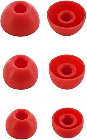 BLUEWALL Ear Tips eartips Compatible with Beats Solo Buds, 6 Pairs S/M/L Sizes Ear Tips Replacement Silicone Earbuds Tips, Compatible with Beats Solo Buds 6 Pairs Black in Saudi Arabia