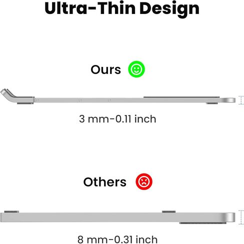 حامل الهاتف الخليوي لجهاز iPad iPhone 15 Pro Max، مسند سفر قابل للطي بالكامل متعدد الزوايا وقابل للتعديل من سبائك الألومنيوم المعدنية المحمولة وحامل سميك مناسب لهاتف iPhone 14 Plus 13 Mini 12 S22 S21 in Kuwait