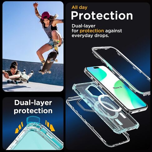 AICase for iPhone 16 Pro Max Case,Clear Built for MagSafe,3 in 1 Heavy Duty Drop Protection Rugged Shockproof/Drop/Dust Proof 3-Layer Protective Durable Magnetic Cover for iPhone 16 Pro Max 6.9"_3 in Kuwait