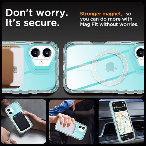 AICase for iPhone 16 Pro Max Case,Clear Built for MagSafe,3 in 1 Heavy Duty Drop Protection Rugged Shockproof/Drop/Dust Proof 3-Layer Protective Durable Magnetic Cover for iPhone 16 Pro Max 6.9"_3 in Kuwait