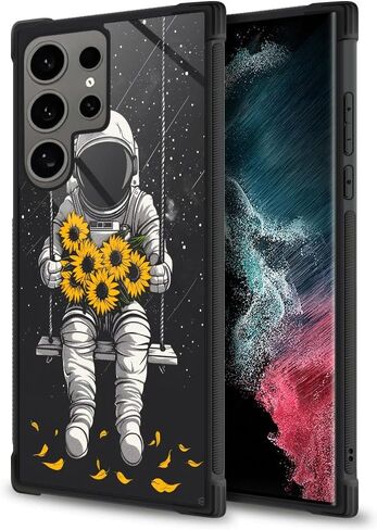 Compatible with Samsung Galaxy S24 Ultra Case,Samurai Galaxy S24 Ultra Cases for Boys Man,Soft TPU Bumper Desgin Anti-Scratch Shockproof Cover Case for Samsung S24 Ultra Case 6.9-inch in Saudi Arabia