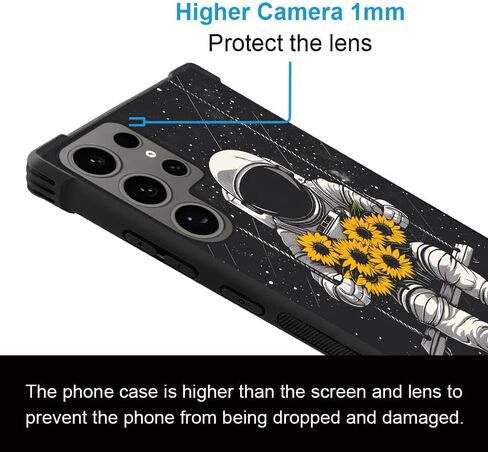 Compatible with Samsung Galaxy S24 Ultra Case,Samurai Galaxy S24 Ultra Cases for Boys Man,Soft TPU Bumper Desgin Anti-Scratch Shockproof Cover Case for Samsung S24 Ultra Case 6.9-inch in Saudi Arabia