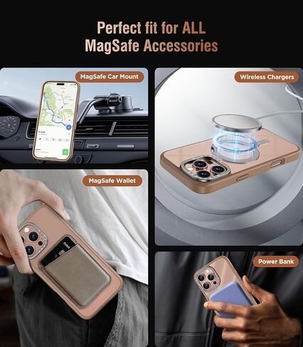 Miracase 2024 Magnetic for iPhone 16 Pro Max Case with Stand 6.9'' [Compatible with MagSafe] Shockproof Phone Case for iPhone 16 Pro Max with Flexible & Reliable Built-in Kickstand, Desert Brown in Saudi Arabia