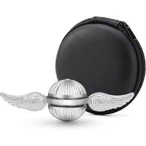 Fidget Spinner for Kids Adults, Finger Hand Spinner Toys w/Fiber Zipper Case, Ideal Gift for Stress Relief, Anti Anxiety Autism, Enhance Concentration, Quiet Desk Toys for School Home Office, Bronze