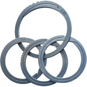 BANG TI التيتانيوم الإفراج السريع Keyrings الجانب دفع سبليت الثقيلة سلسلة المفاتيح حلقات توفير العمالة عدة in Kuwait