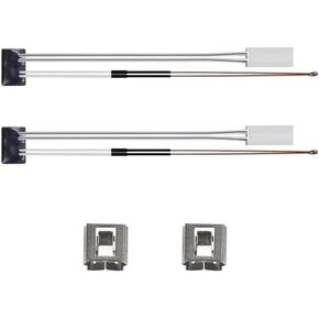 Up to 500°C, Upgrade Hotend Assembly Kit Deluxe version with Hardened Steel Nozzles High Temperature Compatible with 3D Printer Bambu Lab X1 Series