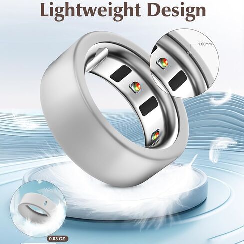 غطاء حلقي مكون من قطعتين متوافق مع Oura Ring 4/ Oura Ring Gen3/Samsung Galaxy Ring، جراب ناعم مضاد للخدش من السيليكون لحماية حلقة Oura للنساء والرجال (فضي + ذهبي وردي، M لـ 8/9/10/11) in Kuwait