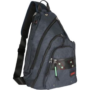 Sling Backpack, Sling Bag Laptop, Crossbody Bag Men, Shoulder Bags Black