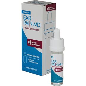 EOSERA Ear Pain MD Drops | #1 Doctor Recommended | Fast-Acting 4% Lidocaine Solution for Rapid Temporary Relief | 12.5mL