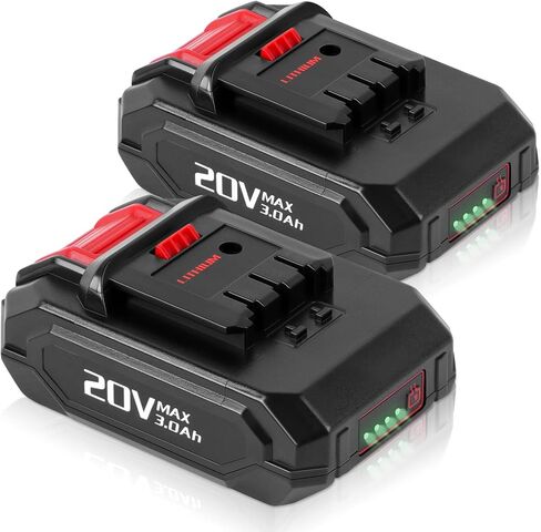 DSANKE 2Pack 20V 6.0Ah Lithium-Ion Battery Replace for KIMO 20V Battery, Compatible with KIMO 20V Drill Driver, Leaf Blower, Angle Grinder, Reciprocating Saw, Oscillating Tool, Brad Nailer,Fast Charge in Saudi Arabia