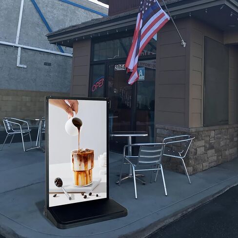 حامل عرض اللافتات الخارجية والداخلية مقاس 23.5 بوصة × 35.5 بوصة (لافتة خارجية جديدة) بقاعدة مملوءة بالماء in Kuwait