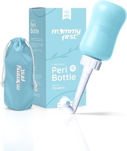 Peri Bottle for Postpartum Care from Mommy First™ | Upside Down Bottle for Perineal Cleansing and Recovery | Portable Bidet | Postpartum Essential | Baby Pink 12.2 OZ in Saudi Arabia