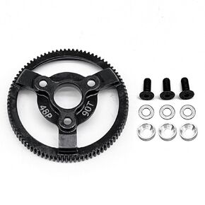 RC 48P 86T Spur Gear من الصلب المقوى Spur Gear ترقيات جزء لـ Traxxas 1/10 Slash Stampede Rustler Bandit 2WD VXL XL-5 F-150 SVT، (86T)