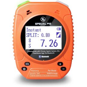 Shot Timer for Training & Dry Fire, Best Battery Life, Smart Sensor, New Loud Buzzer and More, Blue