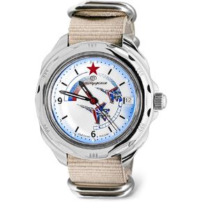 VOSTOK | Komandirskie Russian Knights SU-27 Air Force Aerobatic Team Military Mechanical Wrist Watch | Fashion | Business | Casual Men’s Watches | Model Series 066