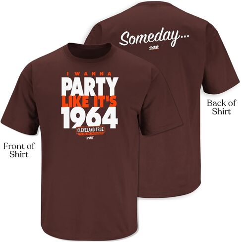 Smack Apparel Cleveland Football Fans. Party Like It's 1964 shirt (SM-5XL) in Saudi Arabia