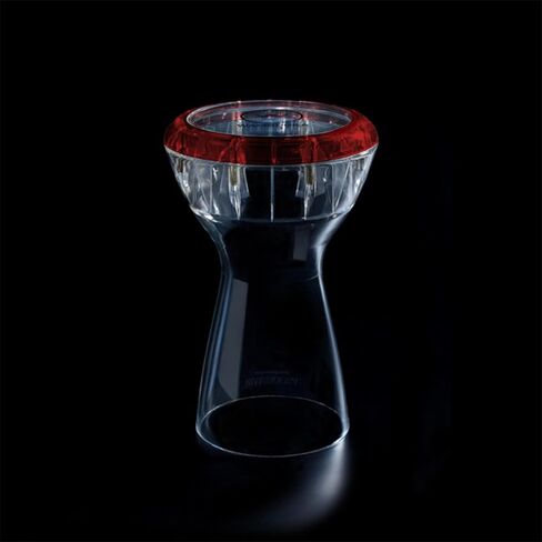 Wambooka Diamond Darbuka Drum with 8.75 inch Head, with Brass tuning keys and Padded Bag 17 inches Length (Crystal Clear PC) in Kuwait