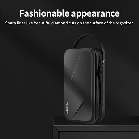 TELESIN Large Carry Case Carrying Travel Bag for GoPro Max Hero 13 12 11 10 9 8 7 6 5 DJI Action 3 4 5 Osmo Pocket 3 Insta360 X3 X4 X5 Go3 Ace Pro AKASO Battery Charger Strap Mount Accessories in Kuwait