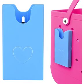 Phone Holder for Bogg Bag, Compatible with XL/Original/Baby Bogg Bag Accessories Insert, Universal ABS Plastic Cell Phone Case Holder Accessories for Bogg Bag Phone Holder White