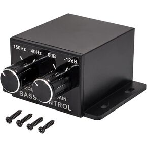 جهاز التحكم في الصوت من NuIth Universal Amplifier RCA Bass، مقبض التحكم في مستوى الصوت لمستوى صوت السيارة AMP، جهاز التحكم في مقبض الجهير، مقبض ضبط التحكم في مكبر صوت السيارة لمعظم المركبات in Kuwait