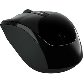 Microsoft Wireless Mobile Mouse 3500 - Black. Comfortable design, Right/Left Hand Use, Wireless, USB 2.0 with Nano transceiver for PC/Laptop/Desktop, works with for Mac/Windows Computers in Kuwait