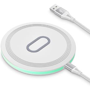 قاعدة شاحن سامسونج اللاسلكية شحن سريع 15 وات لهواتف Galaxy S23/S22/S21/S20/S24/Z Fold 5/4، محطة شحن لاسلكية لهاتف Android سريع الوقوف لـ Google Pixel 8a/8/7pro/7a/7/6/5 /4، ايفون 15 in Kuwait