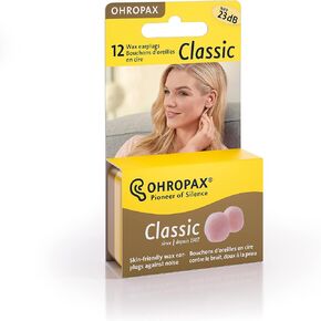 Ohropax Classic Earplugs - 12 Earplugs