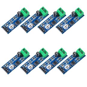 8PCS LM386 200 Times gain Audio Power Amplifier Module 5V-12V Input Mono Power Amplifier for Arduino