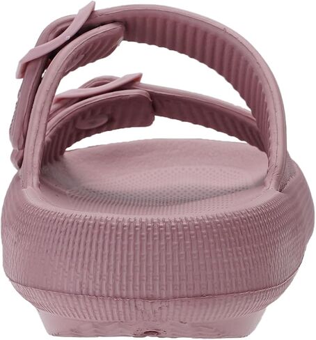WHITIN Slides for Women Men Double Buckle Adjustable Thick Sole Pillow Slippers Bathroom Sandals in Saudi Arabia